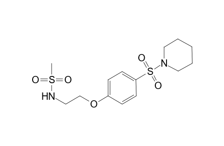 N-{2-[4-(Piperidinosulfonyl)phenoxy]ethyl}methanesulfonamide