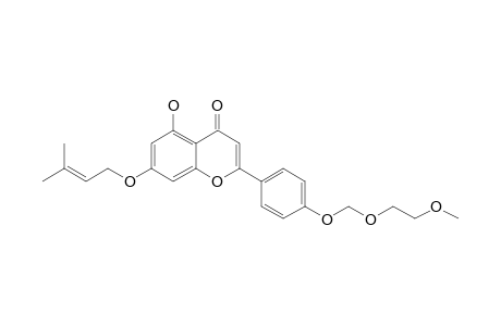 7-(3,3-DIMETHYLALLYL)-4'-METHOXYETHOXYMETHYLAPIGENIN