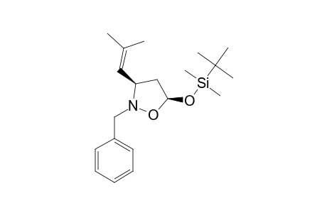 CIS-2-BENZYL-5-(TERT.-BUTYLDIMETHYLSILOXY)-3-(2-METHYLPROP-1-ENYL)-ISOXAZOLIDINE