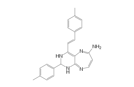 6-Amino-2,3-dihydro-2-(4"-methylphenyl)-4-(4'-methylstyryl)-1H-pyrimido[4,5-b]-[1,4]diazepine