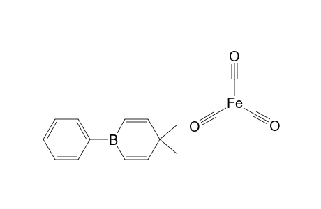 Iron, tricarbonyl[(1,2,3,5,6-.eta.)-1,4-dihydro-4,4-dimethyl-1-phenylborin]-