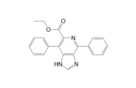 1H-Imidazo[4,5-c]pyridine-6-carboxylic acid, 4,7-diphenyl-, ethyl ester