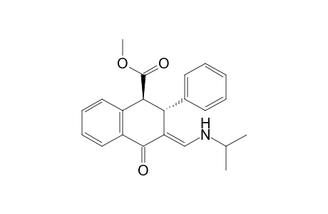 trans-2-[Isopropylaminomethylidene]-3-phenyl-3,4-dihydro-1(2H)-naphthalenone-4-carboxylic acid methyl ester