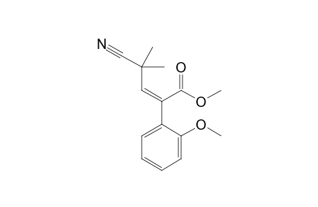 (Z)-3-Cyano-3-methyl-1-methoxycarbonyl-1-(o-anisyl)but-1-ene