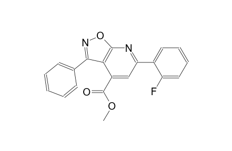 isoxazolo[5,4-b]pyridine-4-carboxylic acid, 6-(2-fluorophenyl)-3-phenyl-, methyl ester