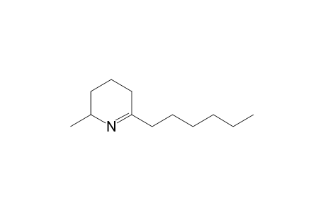 2-Methyl-6-n-hexyl-2,3,4,5-tetrahydropyridine