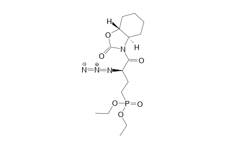 (3aR,7aR)-trans-N-[4'-(Diethoxyphosphoryl)-(2'R)-azidobutanoyl]hexahydrobenzoxazolidin-2-one