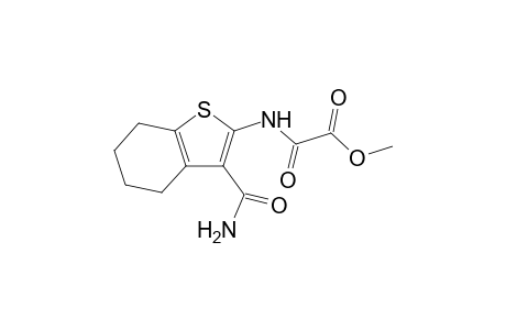 Methyl {N-[2-(3-aminocarbonyl-4,5,6,7-tetrahydrobenzo[b]thienyl)]}oxamate