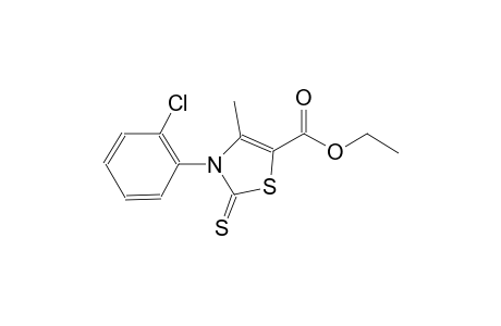 5-thiazolecarboxylic acid, 3-(2-chlorophenyl)-2,3-dihydro-4-methyl-2-thioxo-, ethyl ester
