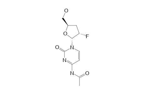 ALPHA-(D)-N(4)-ACETYL-2',3'-DIDEOXY-2'-FLUORO-CYTIDINE