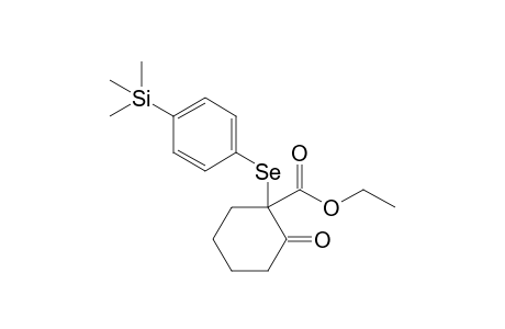 2-keto-1-[(4-trimethylsilylphenyl)seleno]cyclohexanecarboxylic acid ethyl ester