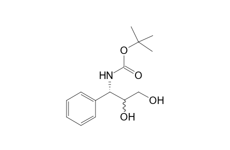 tert-Butyl (1S,2R)-and (1S,2S)-2,3-Dihydroxy-1-phenylpropylcarbamate