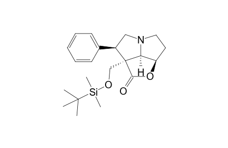 (5R)-1-aza-3(R)-phenyl-4(S)-(((tert-butyldimethylsilyl)oxy)methyl)-4(S)-carboxy-6(R)-hydroxybicyclo[3.3.0]octane lactone