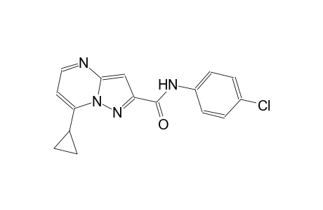 N-(4-chlorophenyl)-7-cyclopropylpyrazolo[1,5-a]pyrimidine-2-carboxamide