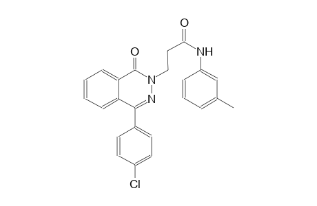 3-(4-(4-chlorophenyl)-1-oxo-2(1H)-phthalazinyl)-N-(3-methylphenyl)propanamide