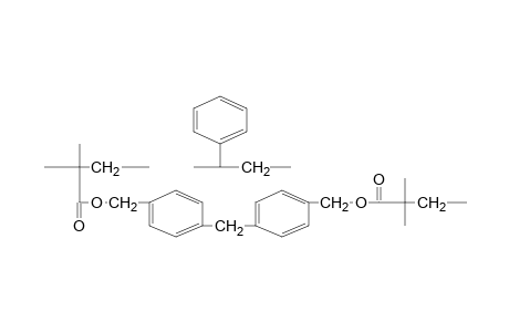 Poly[4,4'-di(methacryloyloxymethyl)diphenylmethane-co-styrene], 3:2