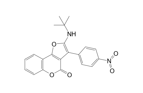 2-(t-Butylamino)-3-(p-nitrophenyl)-4H-furo[3,2-c]chromen-4-one