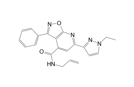 isoxazolo[5,4-b]pyridine-4-carboxamide, 6-(1-ethyl-1H-pyrazol-3-yl)-3-phenyl-N-(2-propenyl)-
