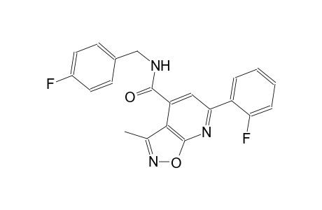 isoxazolo[5,4-b]pyridine-4-carboxamide, 6-(2-fluorophenyl)-N-[(4-fluorophenyl)methyl]-3-methyl-