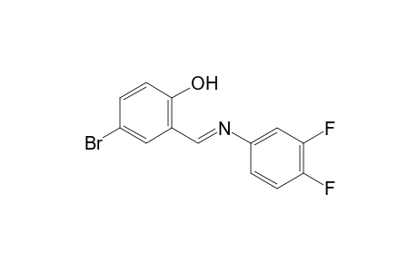 4-bromo-2-[N-(3,4-difluorophenyl)formimidoyl]phenol