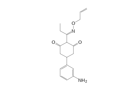 2-Cyclohexen-1-one, 5-(3-aminophenyl)-3-hydroxy-2-[1-[(2-propenyloxy)imino]propyl]-