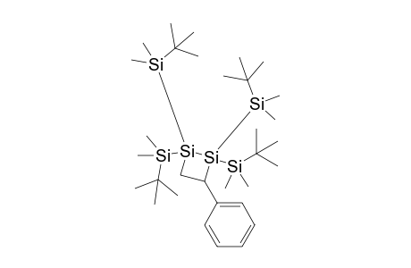 1,1,2,2-Tetrakis(t-butyldimethylsilyl)-3-phenyl-1,2-disilacyclobutane