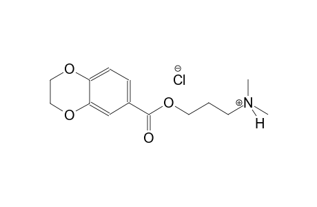 3-[(2,3-dihydro-1,4-benzodioxin-6-ylcarbonyl)oxy]-N,N-dimethyl-1-propanaminium chloride