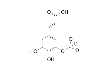 p-[3-ocd3]-5-hydroxyferulic acid