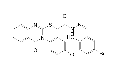 N'-[(Z)-(5-bromo-2-hydroxyphenyl)methylidene]-2-{[3-(4-methoxyphenyl)-4-oxo-3,4-dihydro-2-quinazolinyl]sulfanyl}acetohydrazide