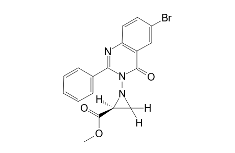 (S)-Methyl 1-[6-bromo-4(3H)-oxo-2-phenylquinazolin-3-yl]aziridin-2-carboxylate
