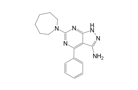 6-(1-azepanyl)-4-phenyl-1H-pyrazolo[3,4-d]pyrimidin-3-amine