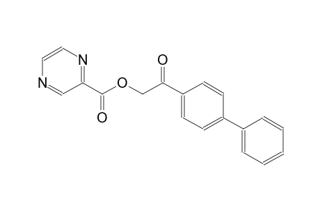 2-[1,1'-biphenyl]-4-yl-2-oxoethyl 2-pyrazinecarboxylate