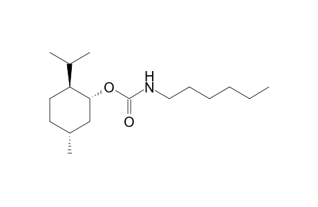 Hexyl-carbamic acid (1R,2S,5R)-2-isopropyl-5-methyl-cyclohexyl ester