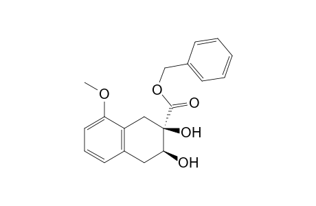 (2R,3S)-2,3-dihydroxy-8-methoxy-3,4-dihydro-1H-naphthalene-2-carboxylic acid (phenylmethyl) ester