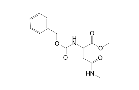 Butanedioic acid, monoamide, 2-benzyloxycarbonylamino-N-methyl-, methyl ester