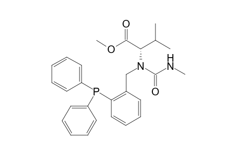 (2S,1'RS)-2-[N-(1'-N-Methylcarbamoyl-(o-diphenylphosphino)benzyl]amino-3-methylbutanoic acid methyl ester