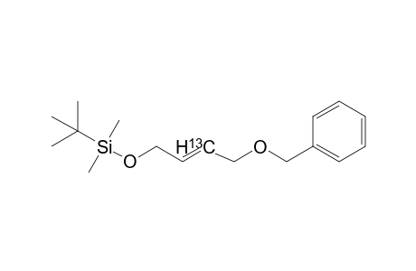 [3-13C]-(E)-((4-(benzyloxy)but-2-en-1-yl)oxy)(tert-butyl)dimethylsilane