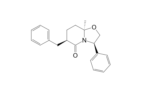 (3R,6R.8aR)-6-Benzyl-8a-methyl-5-oxo-3-phenyl-2,3,6,7,8,8a-hexahydro-5H-oxazolo[3,2-a]pyridine