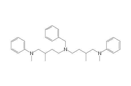 benzyl-bis[3-methyl-4-(N-methylanilino)butyl]amine