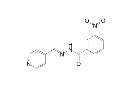 3-Nitro-N'-[(E)-4-pyridinylmethylidene]benzohydrazide