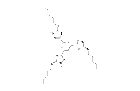 2,2',2"-(1,3,5-Benzenetriyl)tris[5-(pentylimino)-4,5-dihydro-4-methyl-1,3,4-thiazole]