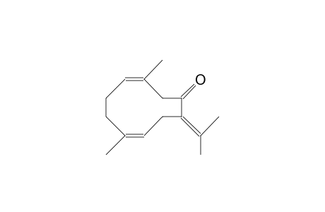 10-Isopropylidene-3,7-dimethyl-(Z,Z)-3,7-cyclodecadiene-1-one
