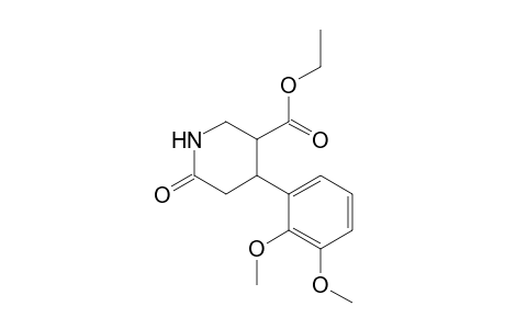 Ethyl 4-(2,3-dimethoxyphenyl)-6-piperidinone-3-carboxylate