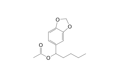 1-Acetoxy-1-(3,4-methylenedioxyphenyl)pentane