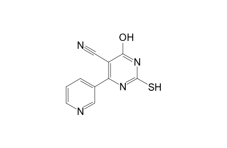 4-Hydroxy-6-(pyridin-3-yl)-2-sulfanylpyrimidine-5-carbonitrile