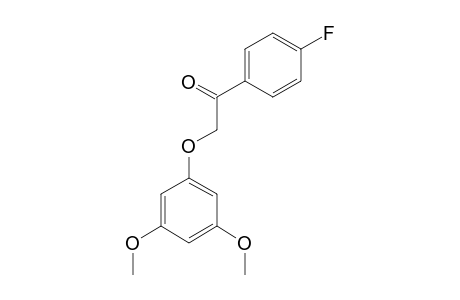1-(4'-FLUOROPHENYL)-2-(3',5'-DIMETHOXYPHENOXY)-ETHANONE