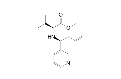 (2S)-3-methyl-2-[[(1S)-1-(3-pyridinyl)but-3-enyl]amino]butanoic acid methyl ester