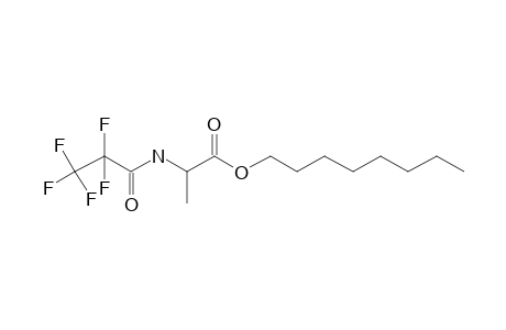 L-Alanine, N-pentafluoropropionyl-, octyl ester