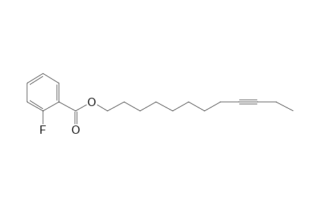 2-Fluorobenzoic acid. dodec-9-ynyl ester