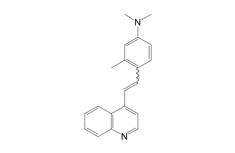 4-(4-dimethylamino-2-methylstyryl)quinoline
